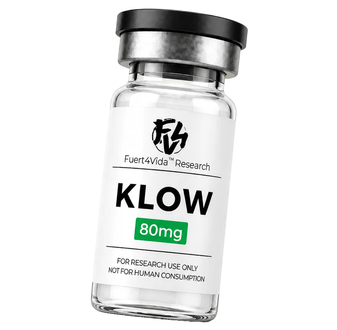 Fuerte4Vida research peptide vial
