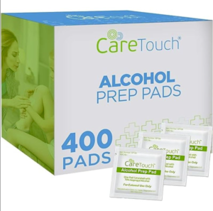 Alcohol Prep Pads (100 wipes)