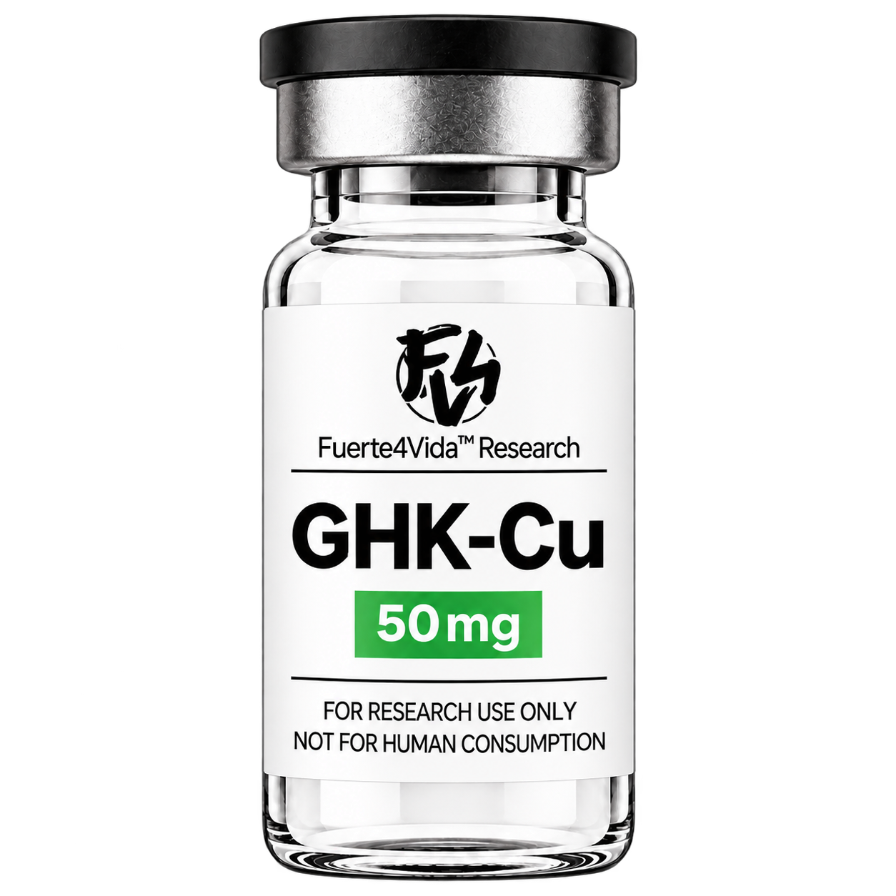 Fuerte4Vida Research GHK-Cu 50 mg vial