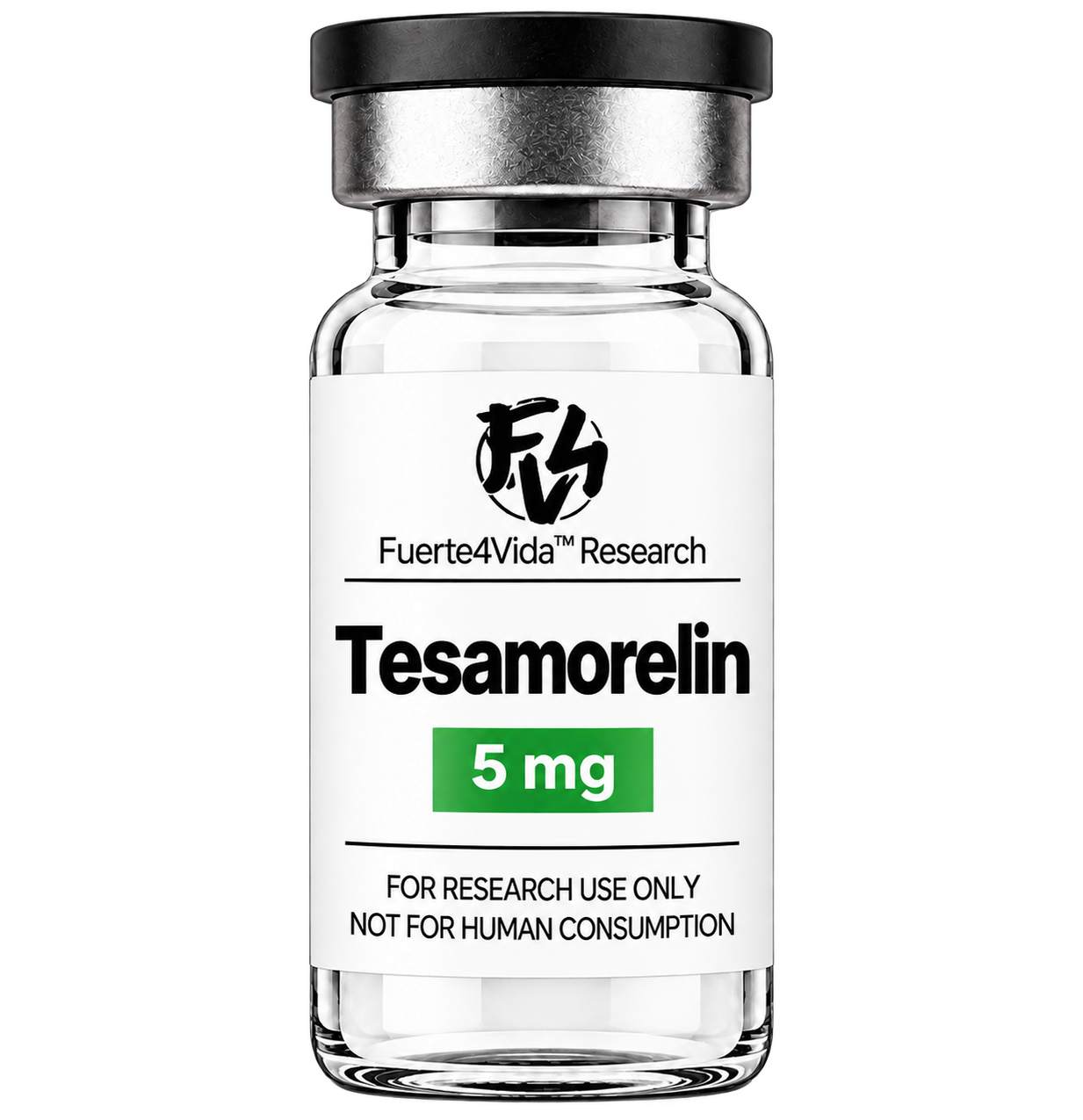 Fuerte4Vida Research Tesamorelin 5 mg vial